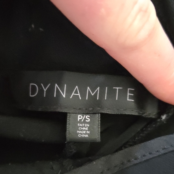 💥Buy2Get1Free💥Dynamite High Waist Black Shorts with Tie Belt - Picture 2 of 5